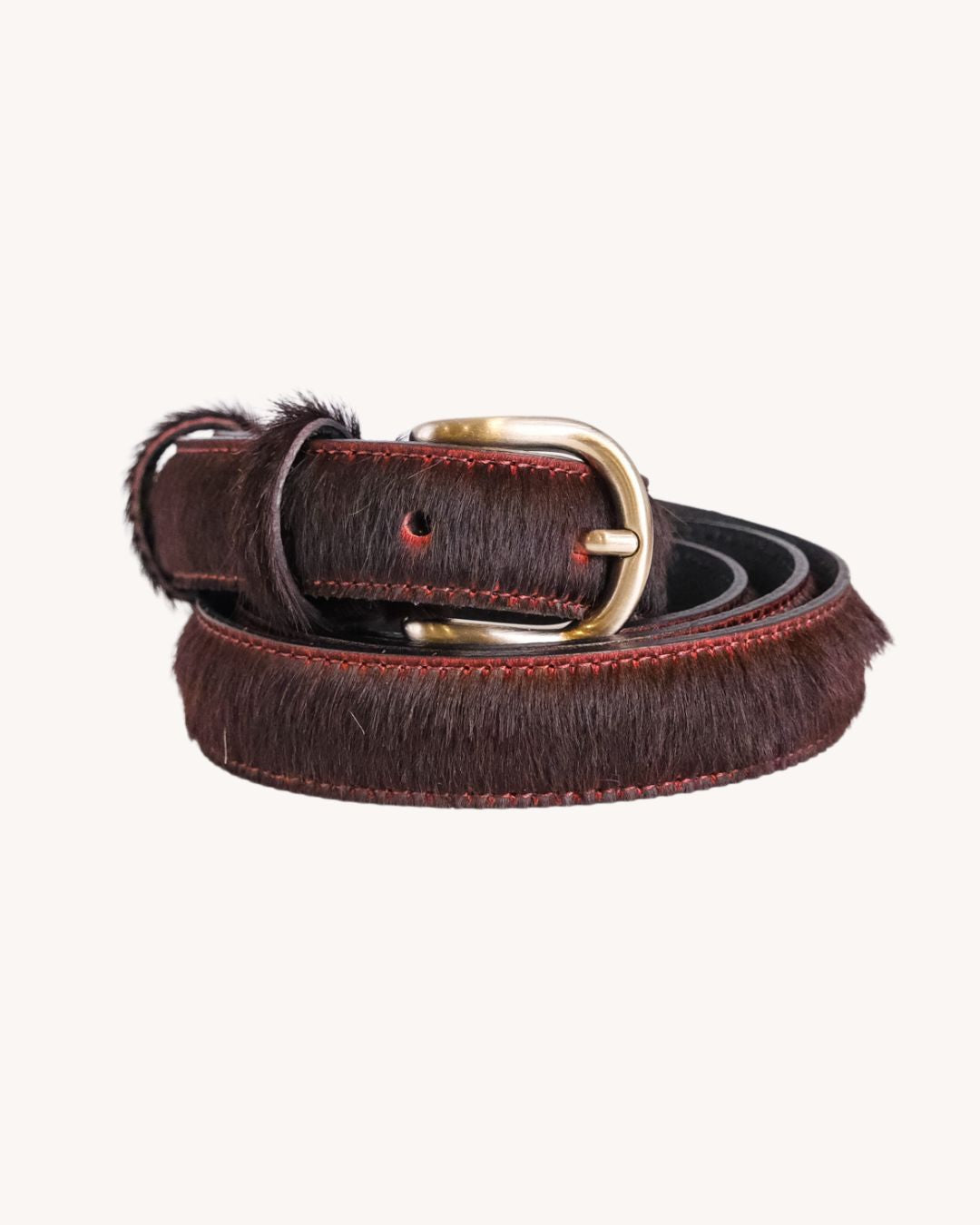 Cintura in cavallino piccola - Tinta unita