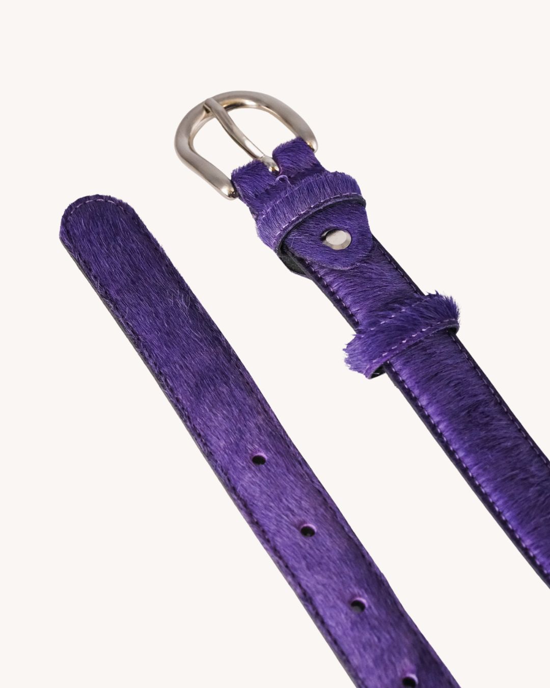 Cintura in cavallino piccola - Tinta unita