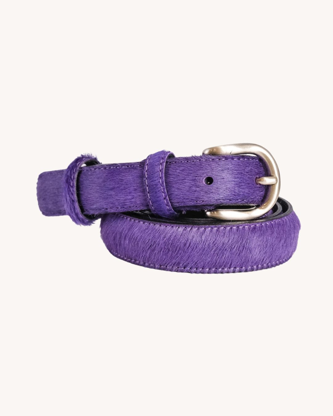 Cintura in cavallino piccola - Tinta unita