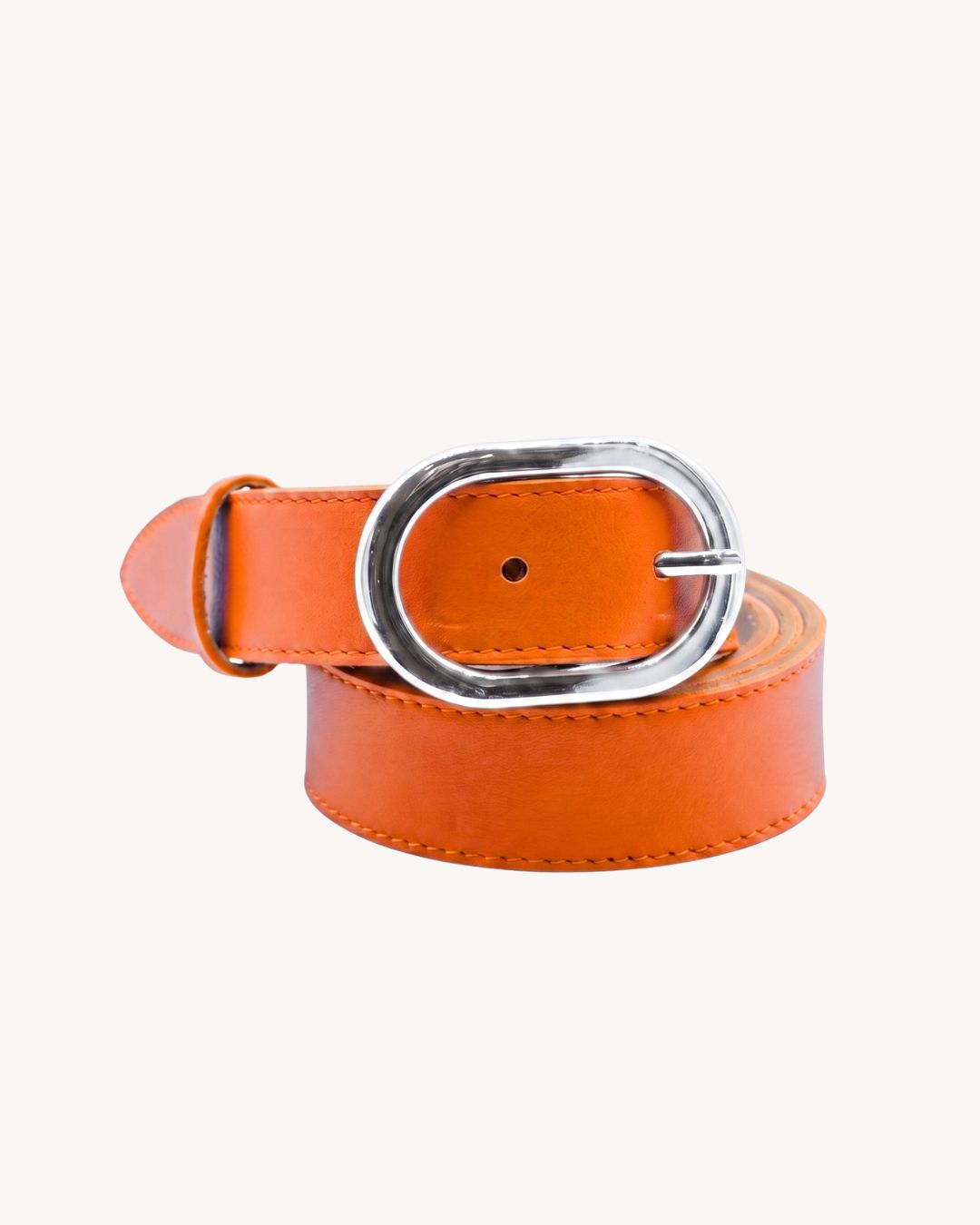 Ovalino - Cintura in pelle di vitello