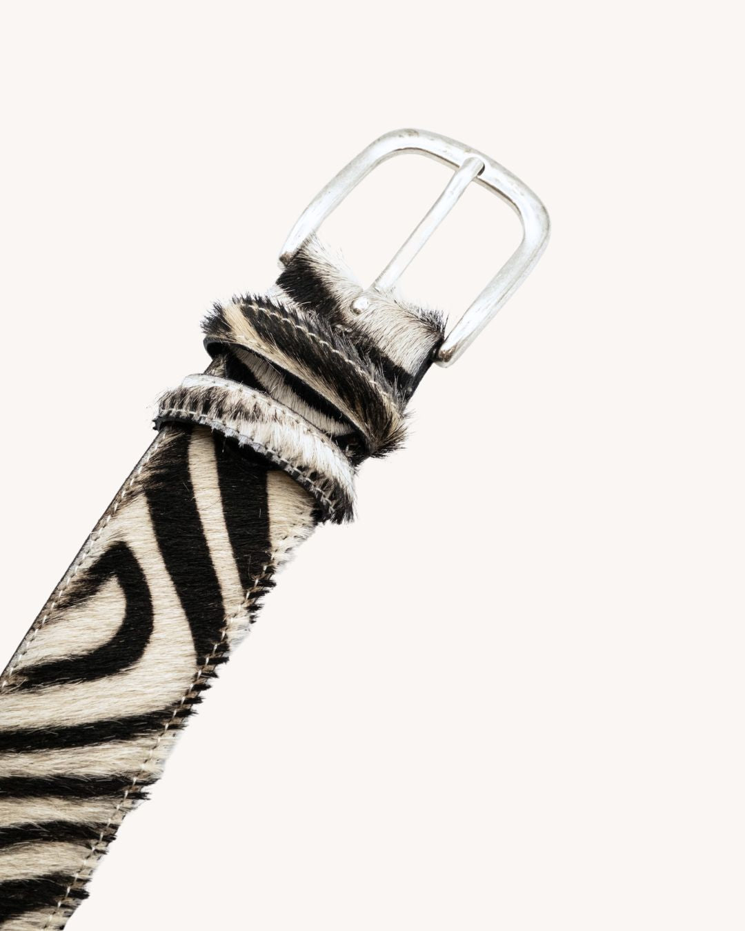 Cintura in cavallino - Zebra