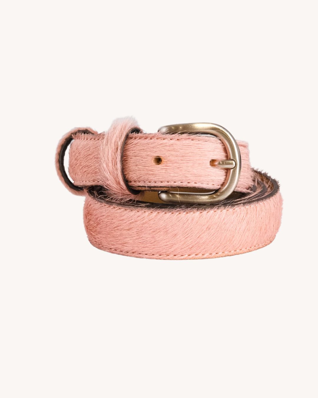 Cintura in cavallino piccola - Tinta unita