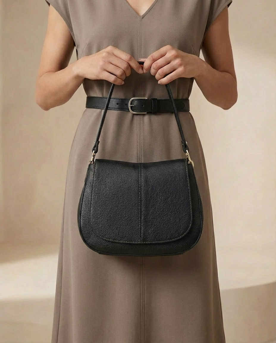 SET "BLACK LOVE" - WANDA + CINTURA IN VERO CUOIO