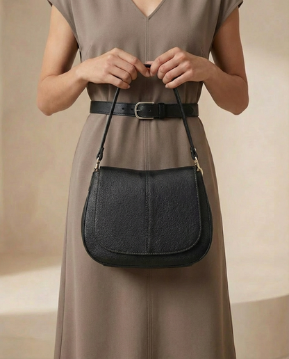 SET "BLACK LOVE" - WANDA + CINTURA IN VERO CUOIO